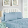 thumbnail image 1 of 1200-Thread Count 100% Egyptian Cotton Exquisite Solid Sheet Set with Deep Pockets Light Blue / Queen, 1 of 3