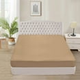 thumbnail image 1 of 1200 Thread Count 3 Piece (1- Fitted Sheet + 2- Pillow cover) Quality 15 Inch Deep Pocket 100% Egyptian Cotton Color Taupe Solid Size Full, 1 of 6