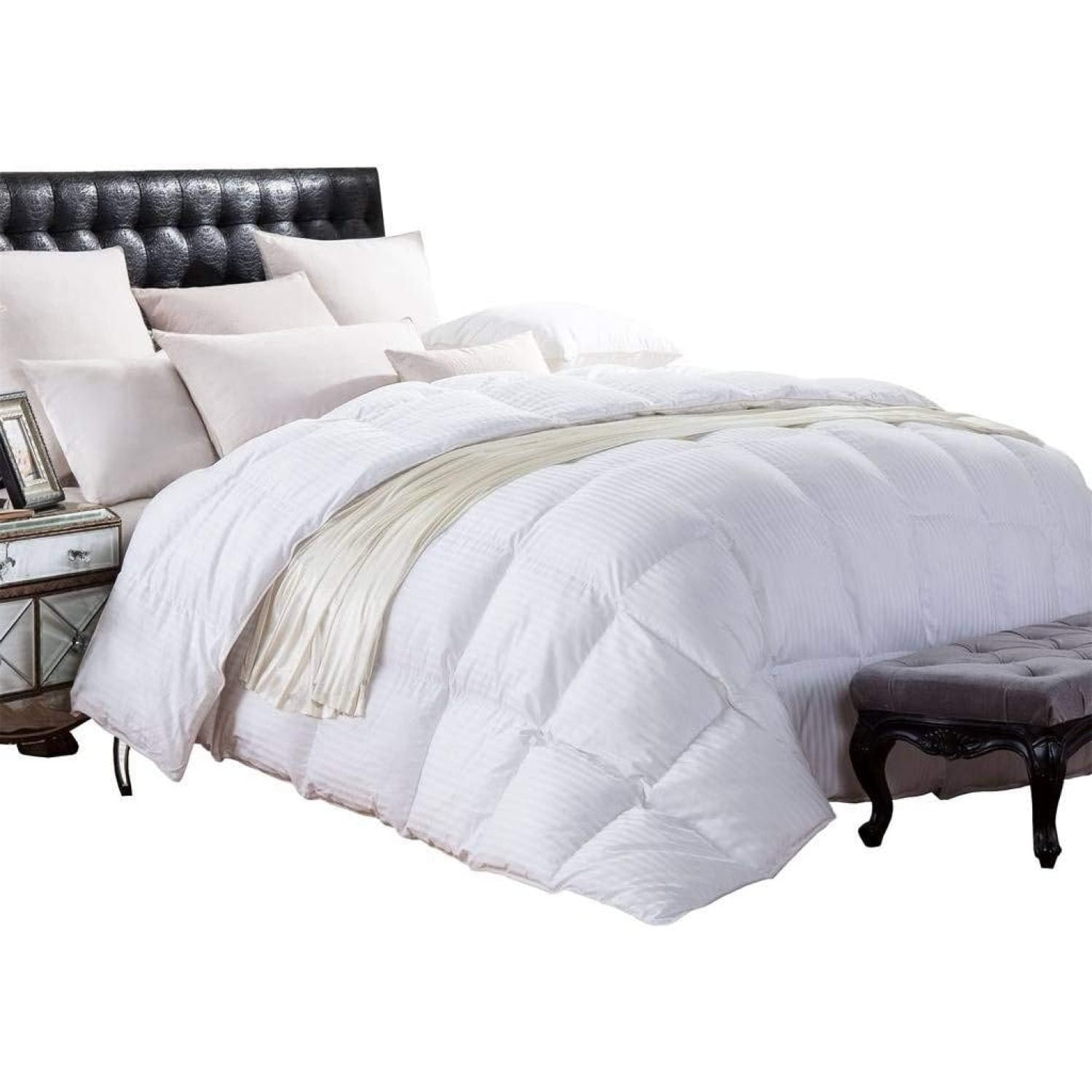 Hotel Style California King Siberian Goose Down Comforter, 1200TC 100