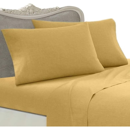 1200 Thread Count Ultra Soft Single-Ply 100% Egyptian Cotton, Extra Deep Pocket Four (4) Piece Bed Sheet Set with 2 Pillow Cases 1200TC