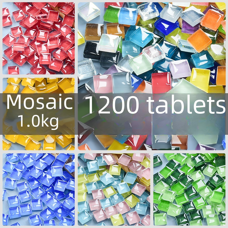 1200 color crystal glass mosaic handmade diy children's creative