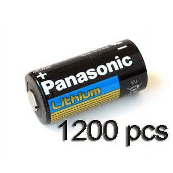 1200 pcs of Panasonic Lithium CR123A 3V Battery