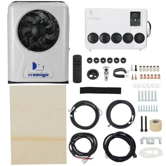 12000 BTU 12V Truck Cab RV Air Conditioner Split AC Fits for Semi Trucks Bus Caravan with Product Manual