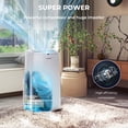 thumbnail image 1 of 12000 BTU 3-in-1 Portable Air Conditioner, 450 Sq. Ft Cooling, 75 Pints/Day Dehumidification, 24H Timer, Quiet Sleep Mode, CSA & DOE Certified, White, 1 of 8