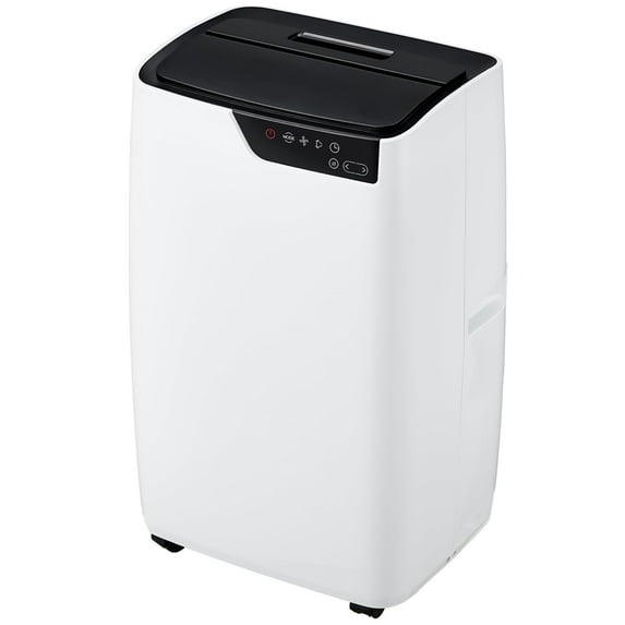 12000 BTU Air Conditioner with 60 Pints/Day Dehumidifier - Cools 550 Sq.Ft, 400 m³/h Airflow, Flexible Installation for Single/Double Hung & Sliding Windows, Operates at 59°F