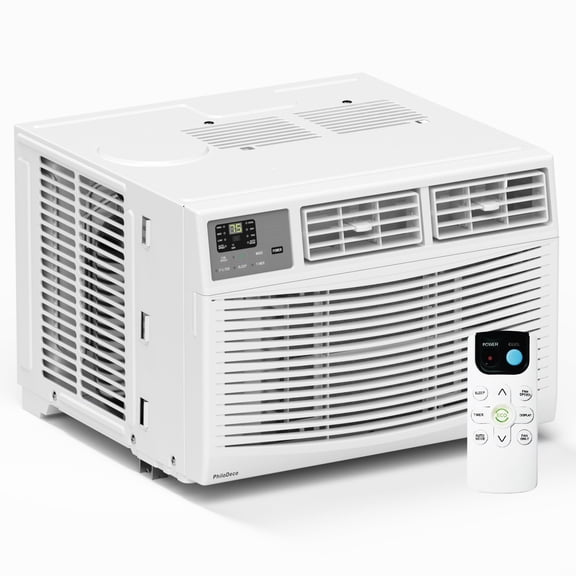 12000 BTU Intelligent Window AC: 550 sq. ft. Cooling, LED Screen, Quiet, Energy-Saving, Timer, Sleep & ECO Modes