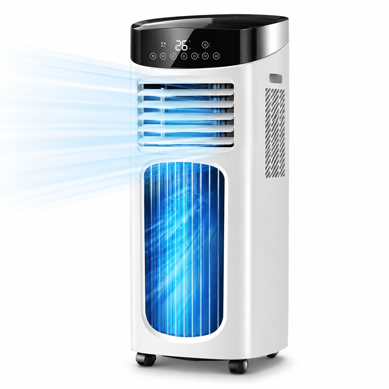 12000 BTU Portable Air Conditioner, 3-in-1 AC Unit with Dehumidifier & Fan, Remote Control, 24-Hour Timer, Portable Room Air Conditioner for Home Office Dorm