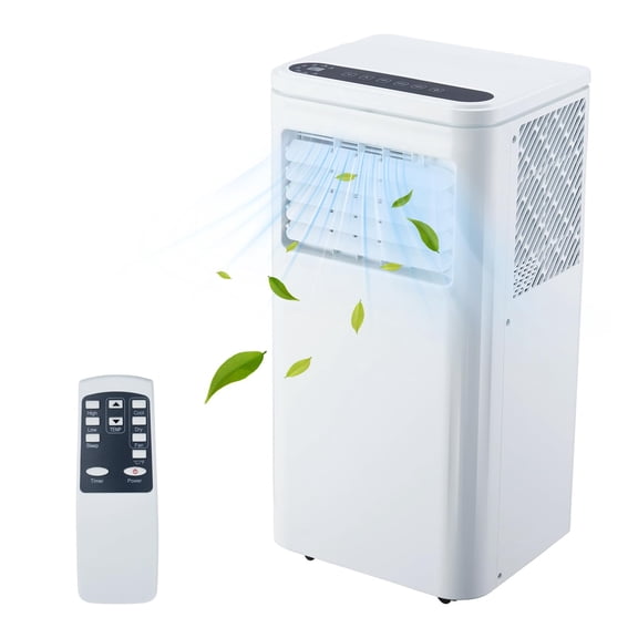 12000 BTU Portable Air Conditioner, 3-in-1 Cooling Dehumidifier & Fan, Quiet Operation with Remote Control, Easy Window Install, Cools Up to 550 Sq. Ft