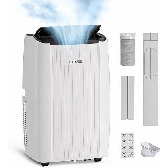 12000 BTU Portable Air Conditioner, Portable AC Unit with Smart Auto Mode, 3-in-1 Air Conditioner Portable Dehumidifier Fan for Rooms up to 550 Sq.Ft, Aire Acondicionado Portatil