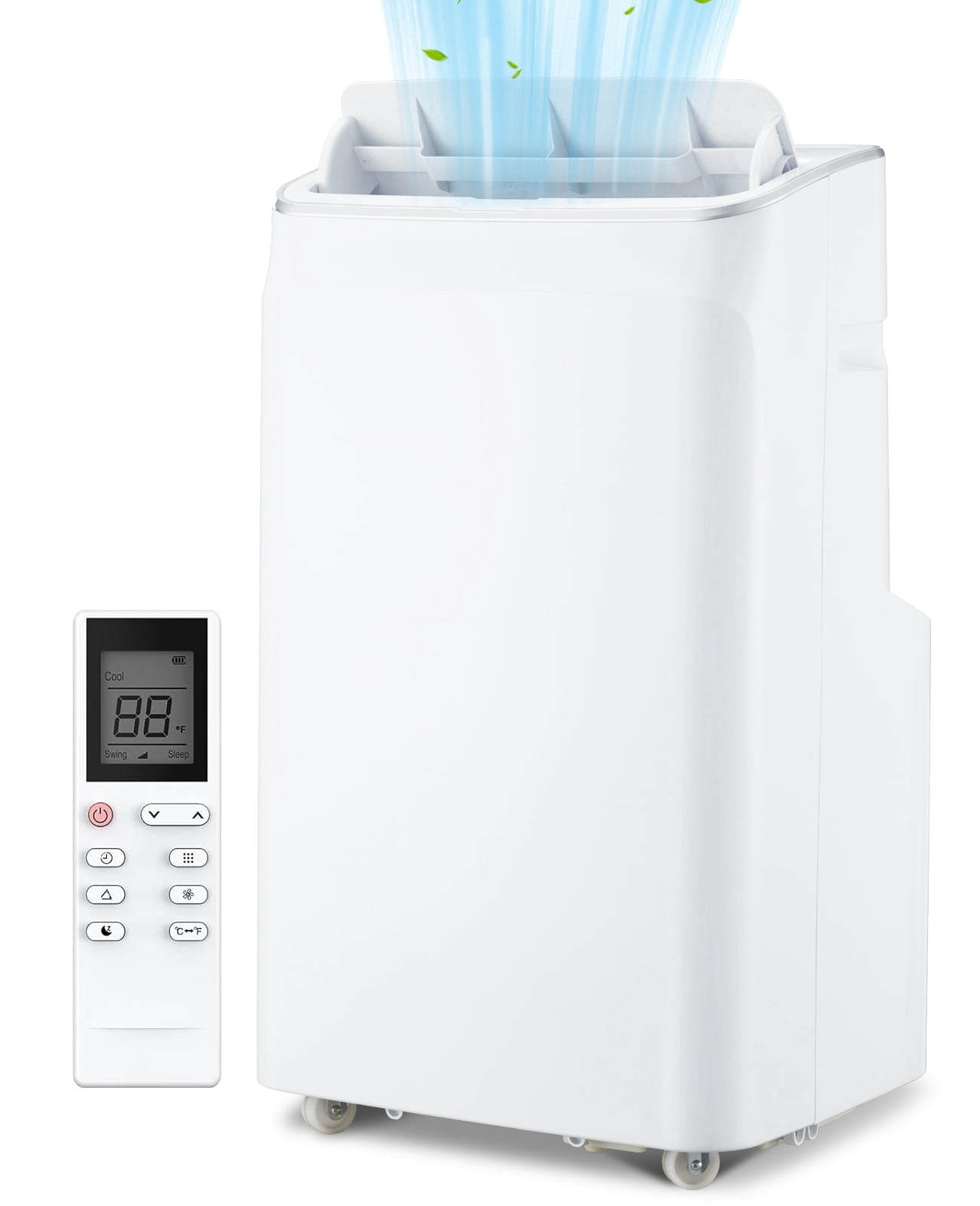 12000 BTU Portable Air Conditioners, Portable AC Unit 4-in-1 with Fan ...