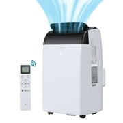 12000 BTU Portable Air Conditioners with Remote Control, 3-in-1 Free Standing Cooling AC Unit with Fan & Dehumidifier, Cools Room up to 550 sq.ft, Sleep Mode,3 Speed,24H Timer,Window Kit