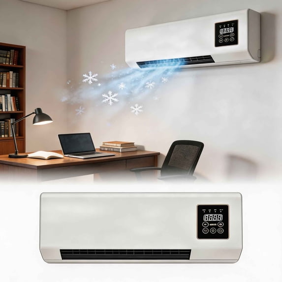 12000 BTU Window Air Conditioner, 115V Wall-Mounted Cooling Unit with Remote Control, 6 Modes & 3 Speeds, 24H Programmable Timer, Ultra-Quiet Operation, Energy Efficient, Easy Installation