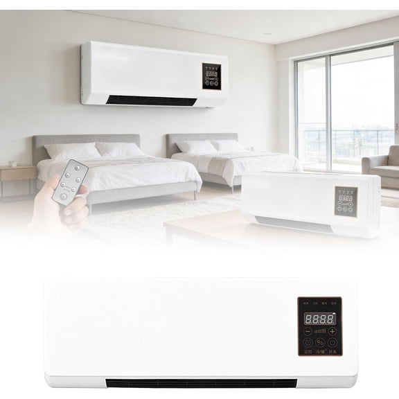 12000 BTU Window Air Conditioner, 115V Wall-Mounted Window Unit with 3 Speeds, 24H Timer & Remote, 6 Modes Window AC Units, Cools up to 550 Sq.Ft, Easy Install Operates Quietly, Energy-Saving