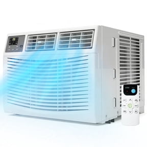 12000 BTU Window Air Conditioner Cools 550 sq. ft., Quiet & Efficient with Smart LED Display, Timer, Sleep & ECO Settings