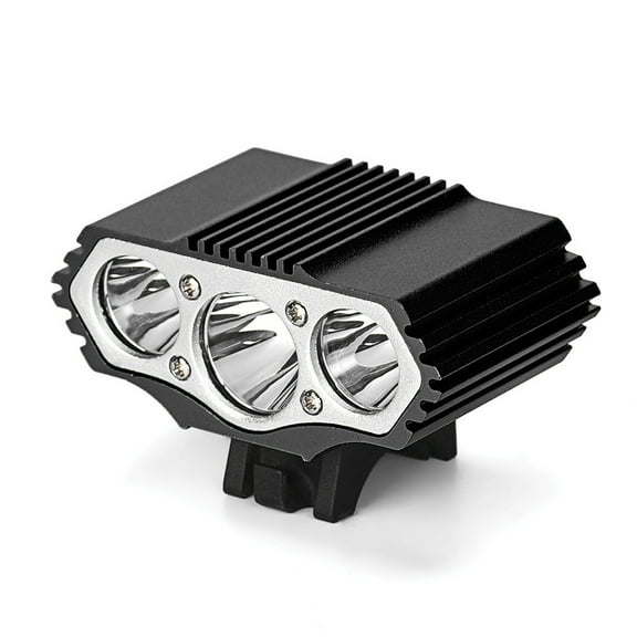 12000 Lumen Bike Light, 3 XML LED Headlight with 3 Modes, USB Powered Cycling Torch for Night Riding