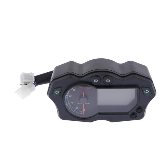 12000 RPM Universal Motorcycle Digital LCD  Tachometer Gauge