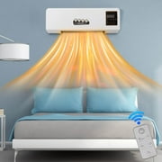 12000 btu Wall Mounted Air Conditioner with Heat Function,115V,Wall AC for Small-Medium Sized Rooms up to 350 Sq.Ft. with Remote,Quiet,High Efficiency AC