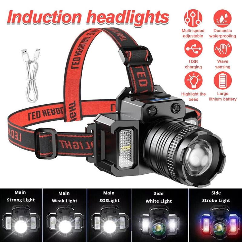 Torcia Elettrica Ricaricabile A LED Ad Alta Luminosità, 120000 - Foto 9