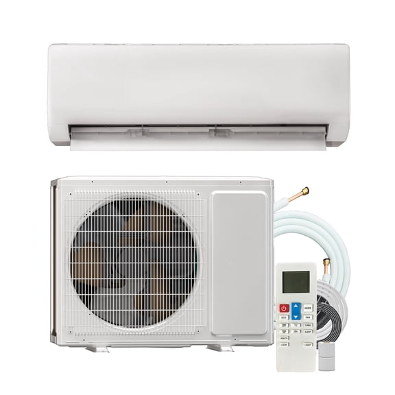 12000BTU Mini Split Air Conditioner& Heater, 17 SEER2 Wall-Mounted Ductless AC Unit Cools Rooms up to 750 Sq. Ft, Energy Efficient Inverter AC with Heat Pump