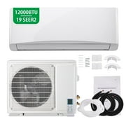 12000 BTU Mini Split Air Conditioner& Heater, 19 SEER2 Energy Saving 115V AC Units Cools Rooms up to 750 Sq.ft Remote Control