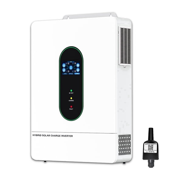 Prosoli 12000W All-in-One Solar Hybrid Inverter with WiFi, Max 6 Parallel Units, 48V Split Phase, Built-in 2 MPPT Solar Charge Controllers, 48V DC to 120V-240V Inverter for Home, RVs, Lead Acid/Li Ba