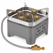 12000W Portable Camping Stove with Windproof Burner, Carrying Case, and Igniter for Outdoor Camping and Hiking