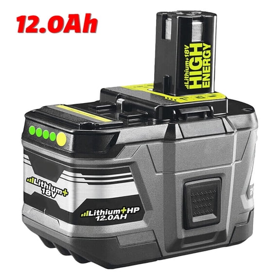 12000mAh For Ryobi P108 18V High Capacity Battery 18 Volt Lithium-Ion One+ Plus P109