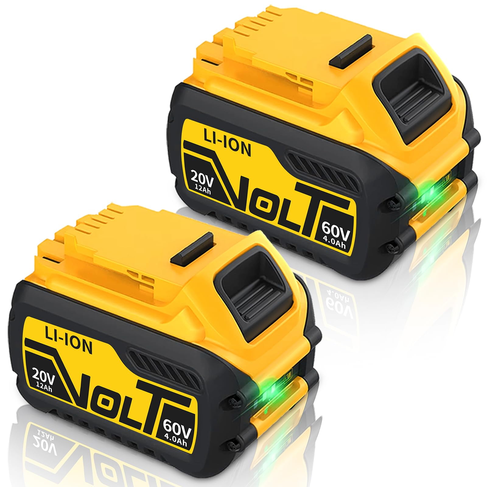 6000mAh Replacement For Dewalt 20V Max Battery DCB206 DCB206-2 DCB203 - View #12