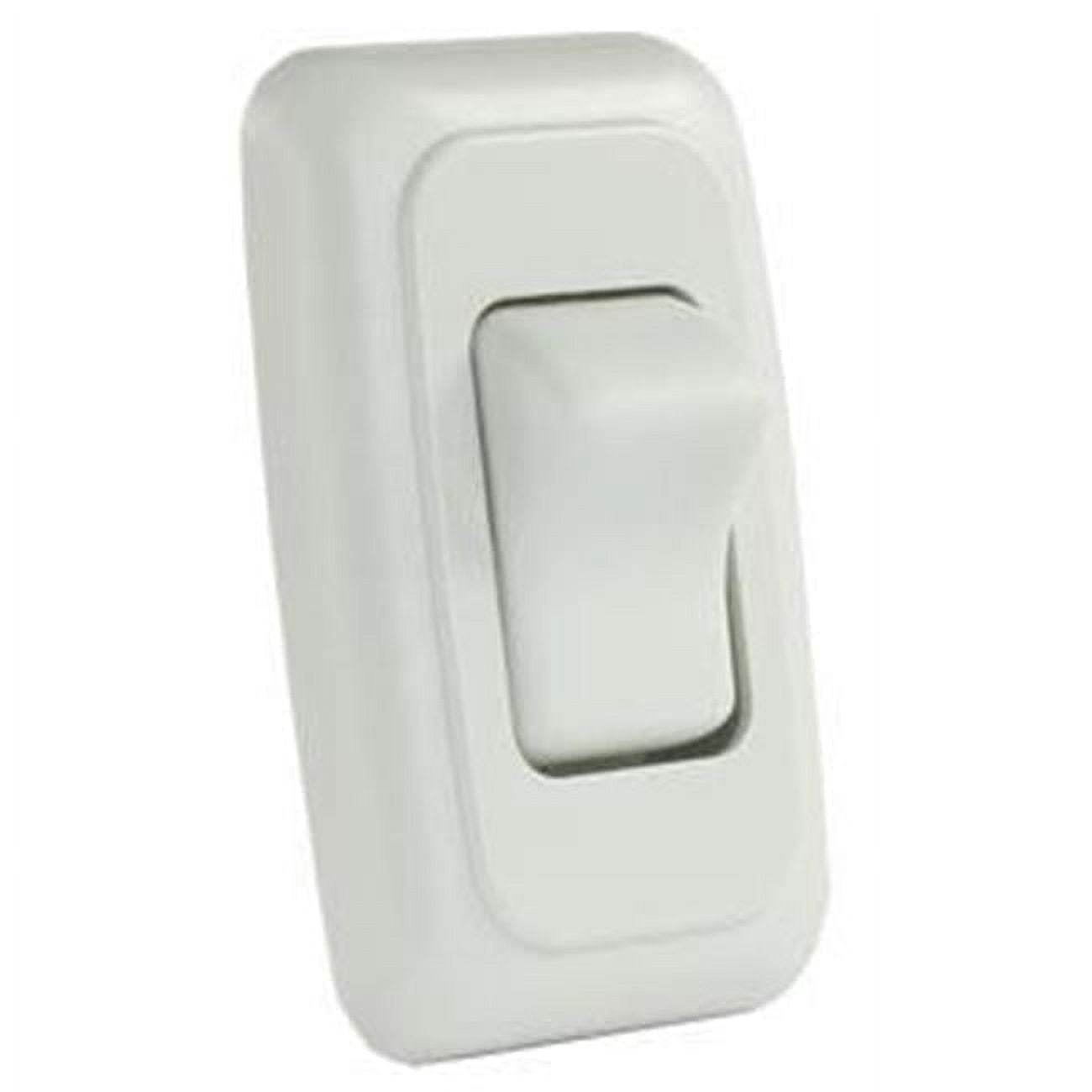 12005 Single Rocker Switch Assembly - White