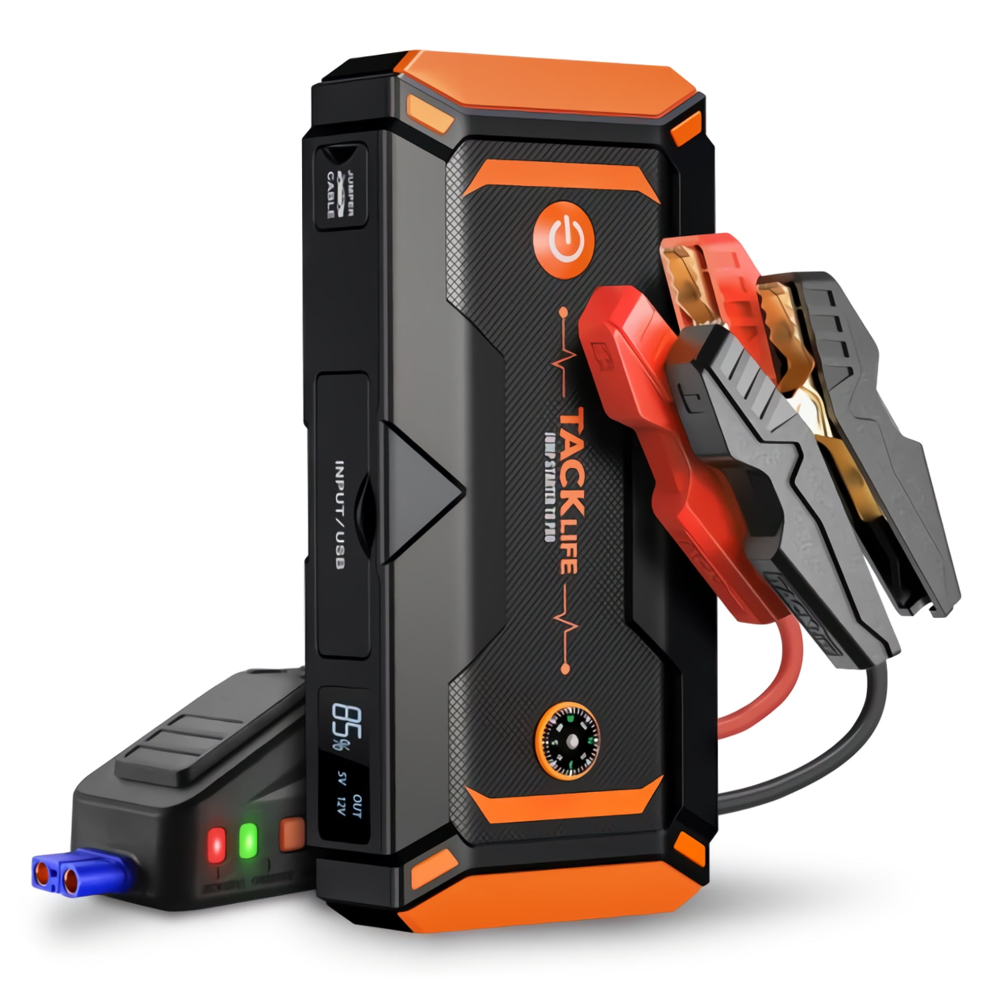 1200A Peak 18000mAh Jump Starter Power Bank with LCD Screen(T8Pro) 