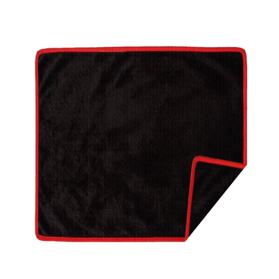 1200GSM Microfiber Car Drying Towel, Double-Twist Loop, Ultra-Absorbent, Quick-Dry, Lint- & Streak-Free, Scratch-Safe, for Car Wash & Detailing (1 Pack) 40cmx40cm Black