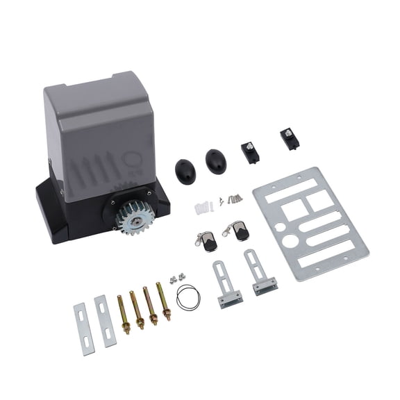 1200KG Sliding Gate Opener Electric Automatic Motor Remote Kit w/ 6m Rails Track