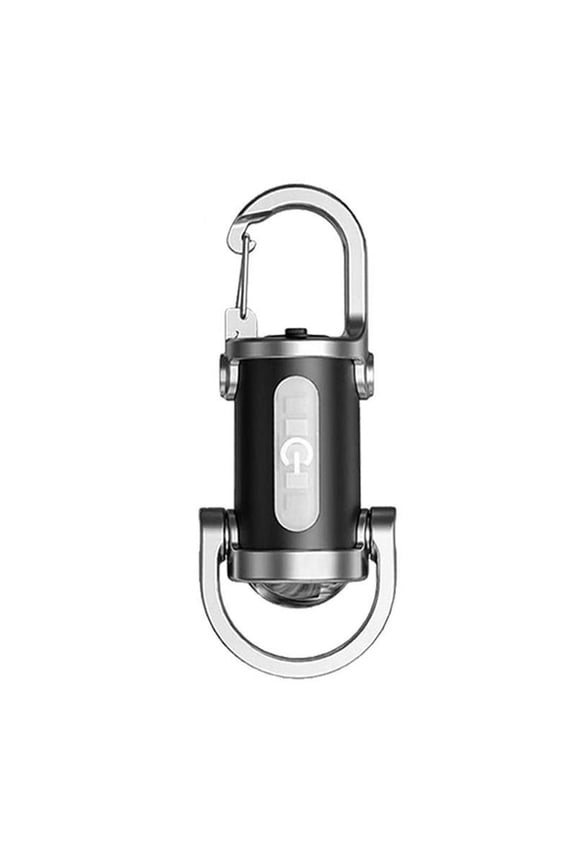 1200LM Mini Keychain Flashlight, Rechargeable LED Torch with Power Bank, Waterproof Portable Keychain Light for Camping, Hiking, Outdoor
