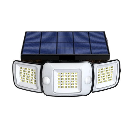 1200LM Solar Led Light Sunlight Outdoor Powerful Outdoor Motion Sensor Waterproof External Solar Lamp Garden Street Wall Lamp