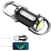 1200LM Super Bright Mini Keychain Flashlight - USB-C Rechargeable Waterproof LED Torch, Tactical Aluminum Body for Camping & Emergencies