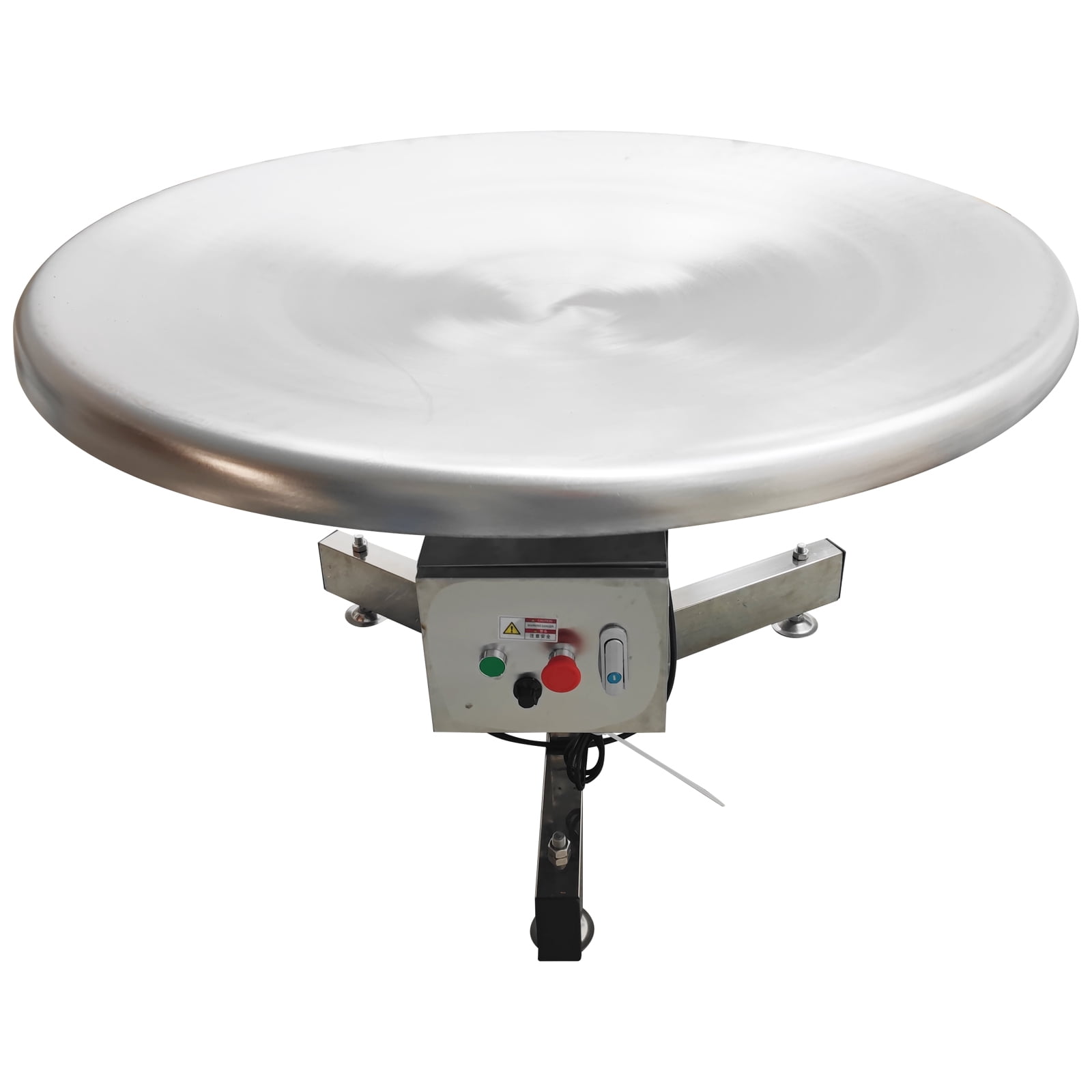 1200MM Diameter Rotary Round Disc Material Sorting Machine Stainless Steel 110V