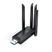 1200Mbps PCI-E Wireless WiFi Card 2.4/5G Dual Band Desktop PC Network Adapter >