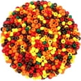 thumbnail image 1 of 1200Pcs Fall Pony Beads 7mm Plastic Beads Craft Beads DIY Red Brown Yellow Orange Pony Beads for Thanksgiving Fall Autumn Them Party Bracelet Necklace Earring Jewelry Making, 1 of 8