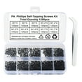 thumbnail image 1 of 1200Pcs Micro Small Tapping Screws Flat Head Mini Screws Tiny Electronic Screws for DIY Projects, 1 of 3