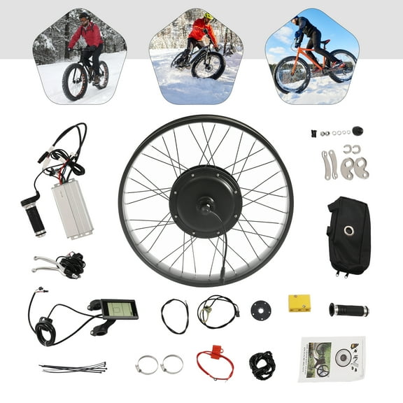 1200W 48V Brushless Kit, Torque Arm Included, Iron Copper Alloy for 26in Commuting : Sports & Outdoors