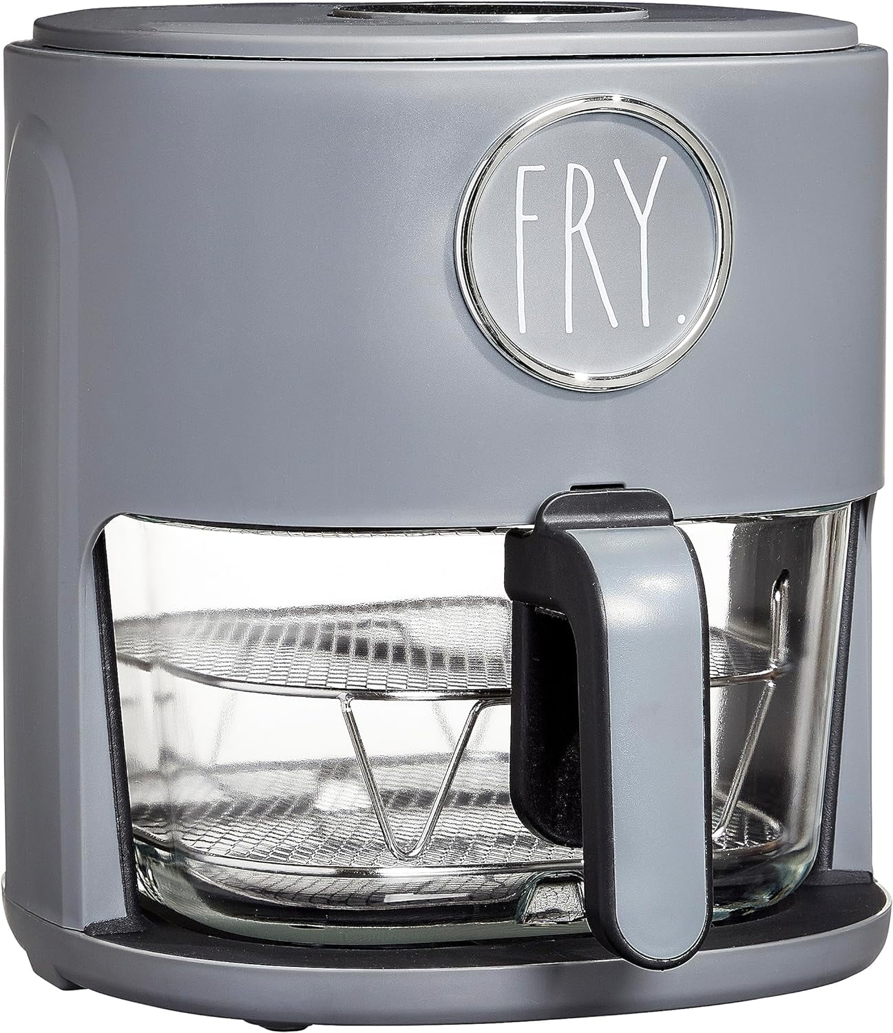 1200W 4Qt Air Fryer With GLASS Frying Basket, Dishwasher Safe, 2 Tier