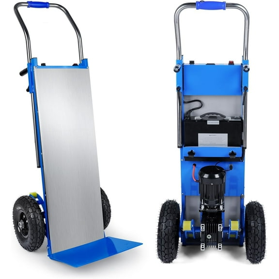 XUTUMM 1200W 880 lbs Stair Climbing Sack Hand Truck with Telescoping Handle & Pneumatic Wheels for Moving Furniture Fridge Appliance