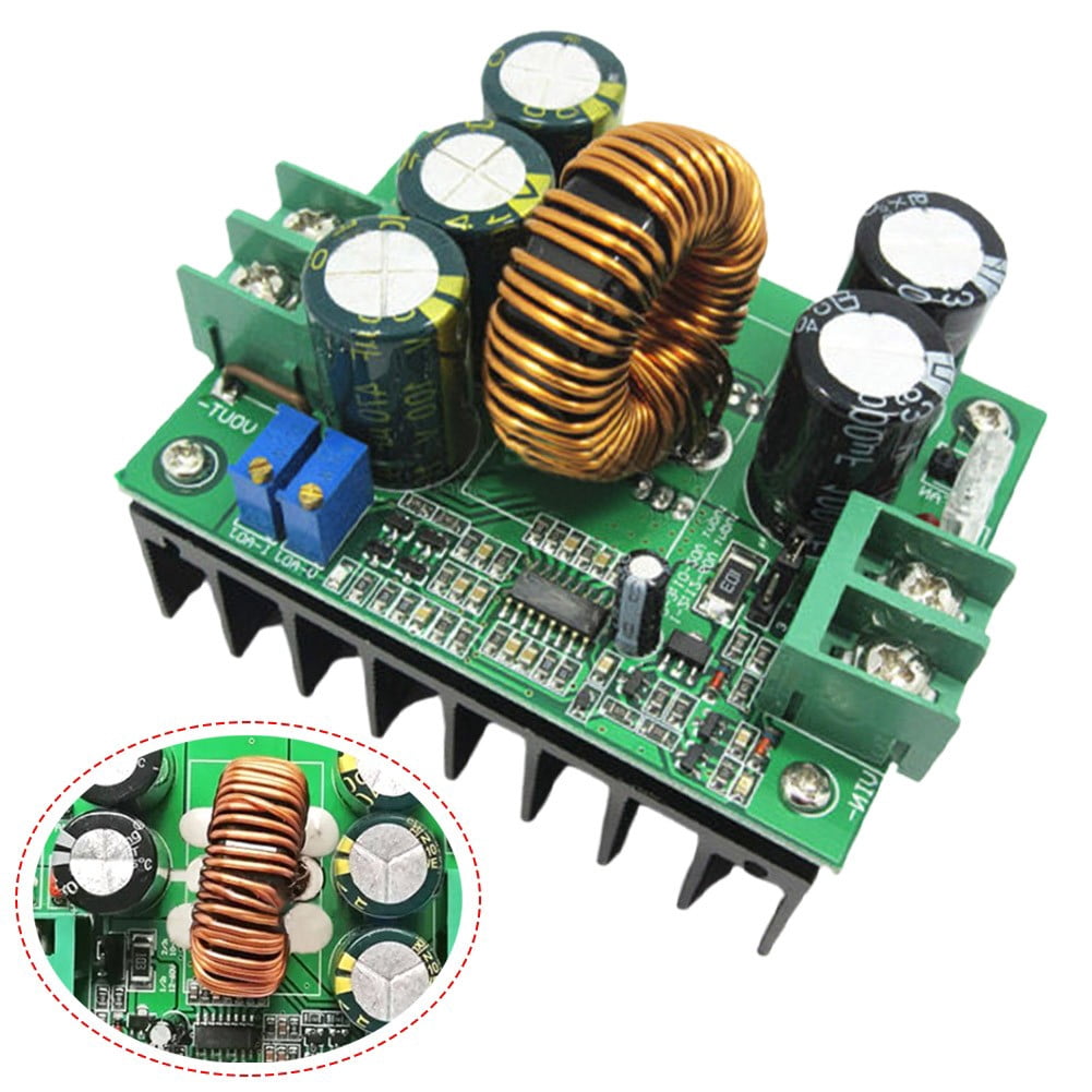 1200W DC-DC Converter 12V-60V 12V 36V to 12V-80V 20A 24V 48V 72V Step-up Power