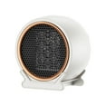 thumbnail image 1 of 1200W Desktop Warm Air Heater 2-speed Electric Heater PTC Fast Heating Household Radiator Quiet For Office Room Desk Indoor Use ,Warm Any Angle, 1 of 7
