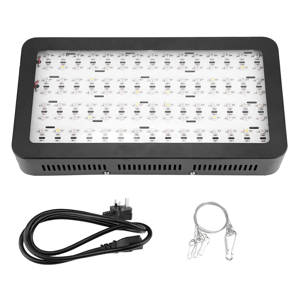 1200W Dual Chips 120 LED Full Spectrum Plant Growth Light Hanging Lamp 85-265V UK Plug