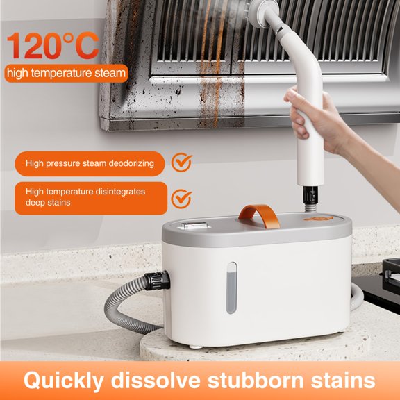 1200W High-Power Handheld Steam Cleaner, High-Temperature Steam for Kitchen Grease, Floor Grime & Stubborn Stains, Reduces Bacteria, Ideal for Home Use