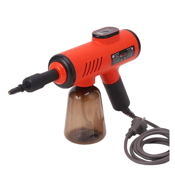 1200W High Pressure Steam Cleaner, Portable Handheld Steamer for Kitchen Grime - RED