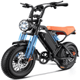 thumbnail image 1 of 1200W Off-Road Electric Bike for Adults, 48V 18AH Removable Battery, 16" Wide Tires, 5-Speed Transmission, Dual Disc Brakes & Spring Suspension, 1 of 11