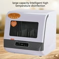 thumbnail image 1 of 1200W Portable Countertop Dishwasher, 3 Washing Programs with Large Capacity, 1 of 22