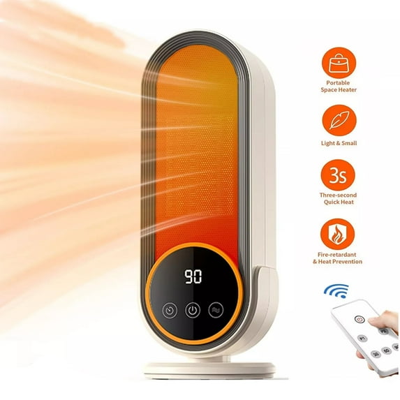 1200W Portable Electric Space Heater Garage Hot Air Fan for Indoor Large Room